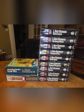 MISSION EARTH Complete Series Vol 2-10 Set L Ron Hubbard Pb + Battlefield Earth